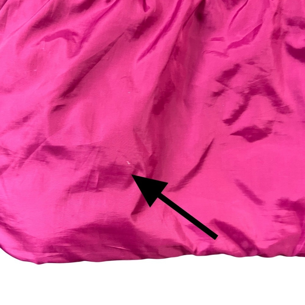 Baby Phat Puffer Coat Kids 14 Pink Faux Fur Hood Longline Quilted Winter Jacket - Picture 14 of 16